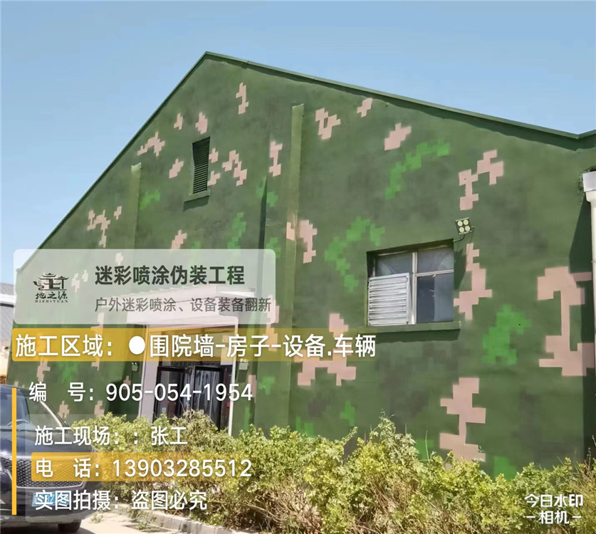 宿州外墙数码迷彩漆施工报价清单（100㎡标准墙面测算）